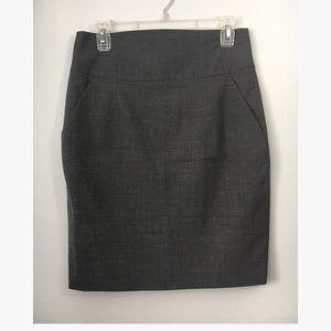 Banana Republic Gray high waisted pencil skirt